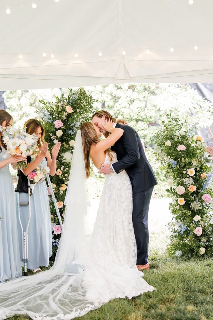 The key to an outdoor wedding ceremony