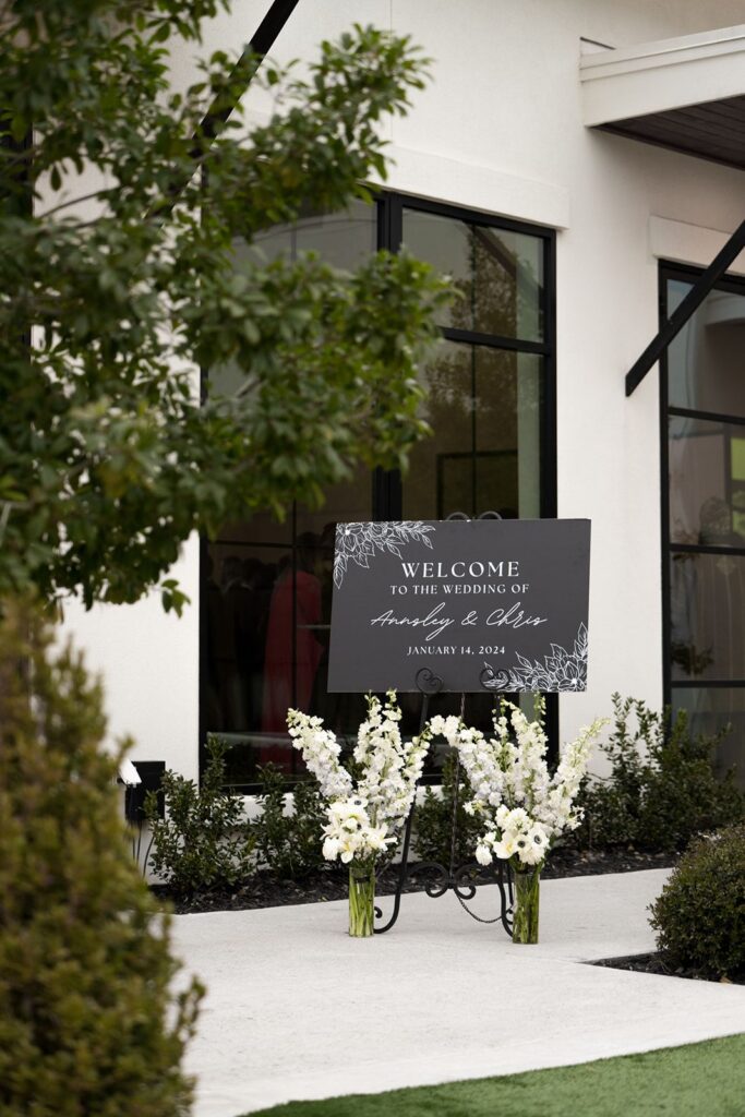 How to create a wedding budget welcome sign