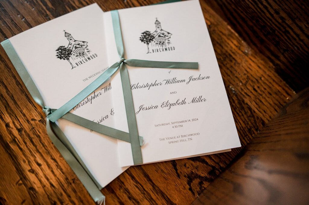 Wedding day prints program Nashville, TN