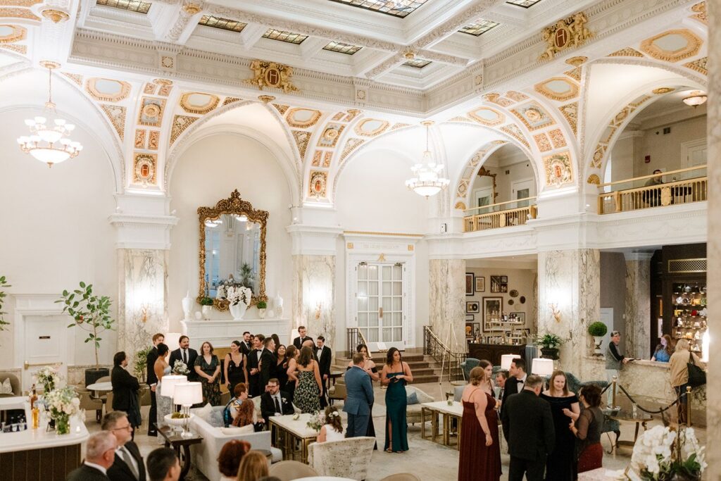 Wedding cocktail hour