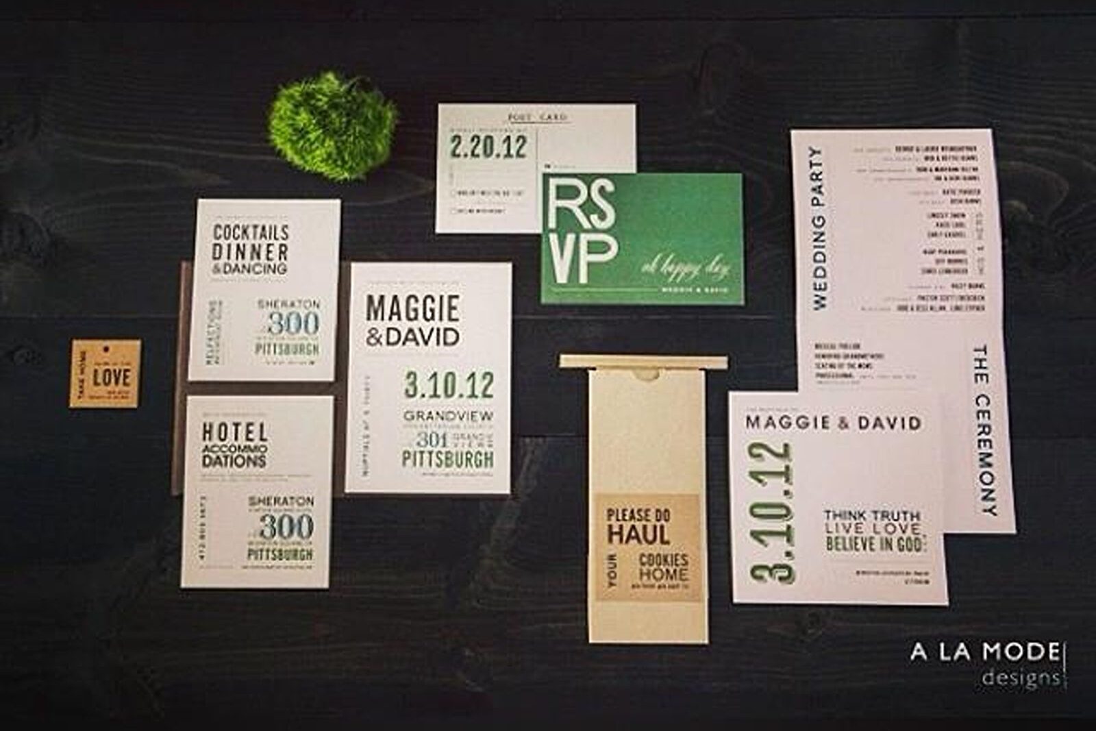 Wedding day prints flat lay